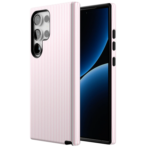 Stripes and the City | Light Pink Pinstripe Case