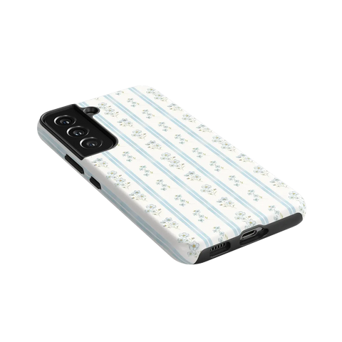 Cottage Stripe | Blue Floral Case