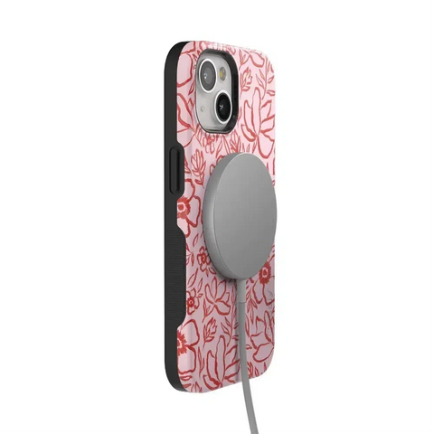 Blush Garden | Floral Doodle Case