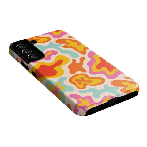 Tropical Color Splash | Abstract Retro Samsung Case