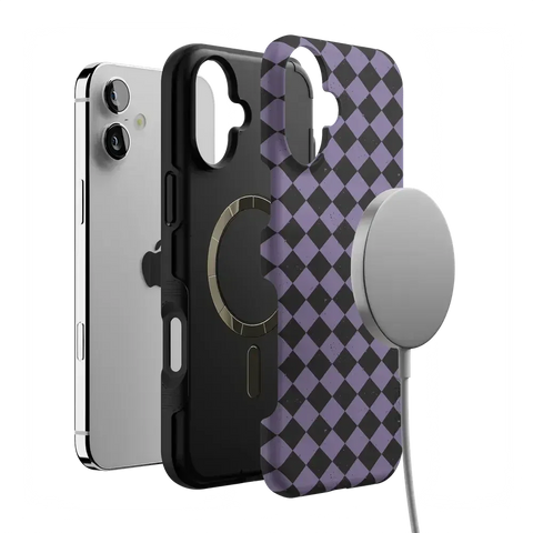 Midnight Hex | Purple Checkered Case