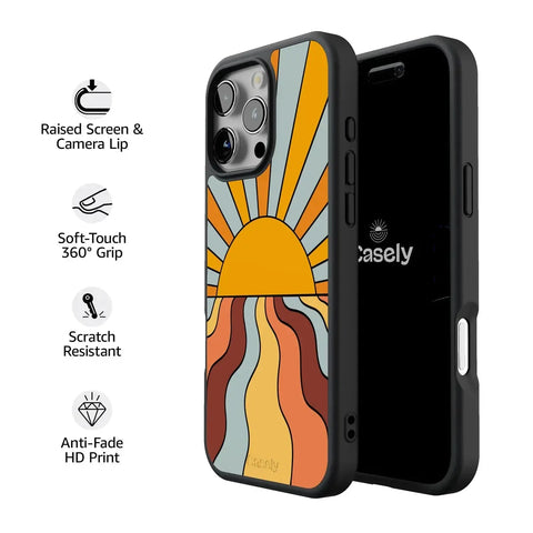 Shine On | Retro Sunset Case
