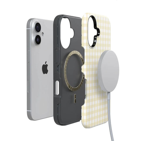 Pastel Picnic | Yellow Gingham Case
