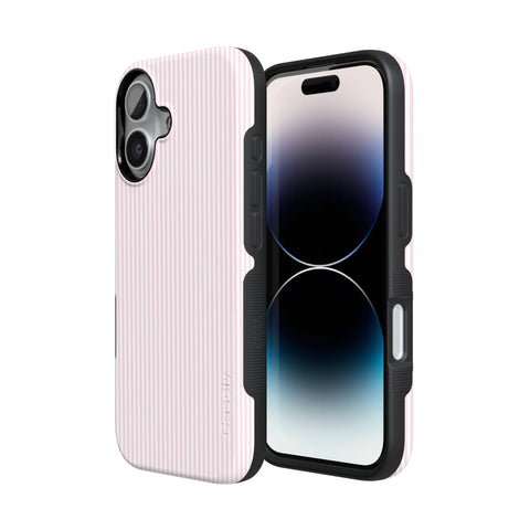 Stripes and the City | Light Pink Pinstripe Case