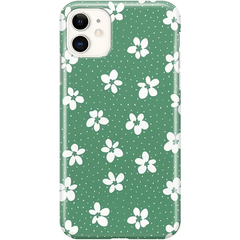 Flower My World | Jade Green Floral Case