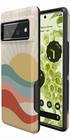 Here Comes the Sun | Colorblock Sunset Google Pixel Case
