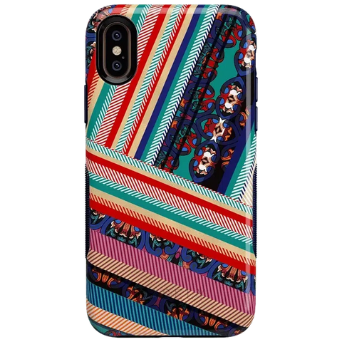 Wearing Layers | Layered Patchwork iPhone Case