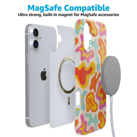 Tropical Color Splash | Abstract Retro Case