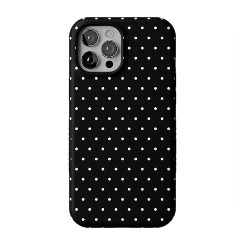 On the Dot | White Polka Dot Case