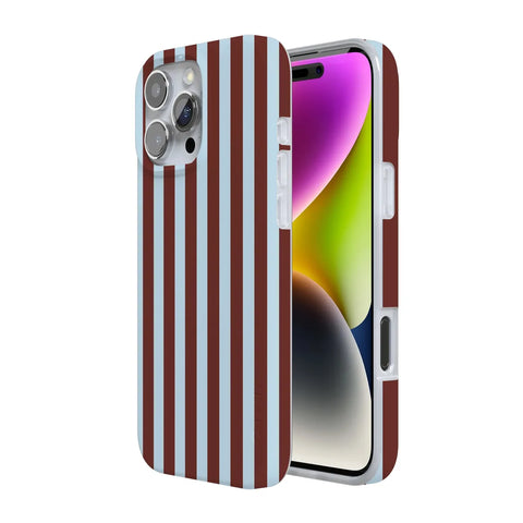 Sunday in Brooklyn | Blue Stripes Case