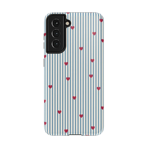 Love Lines | Blue Stripes Case
