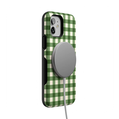 Checked Twice | Green Plaid Case