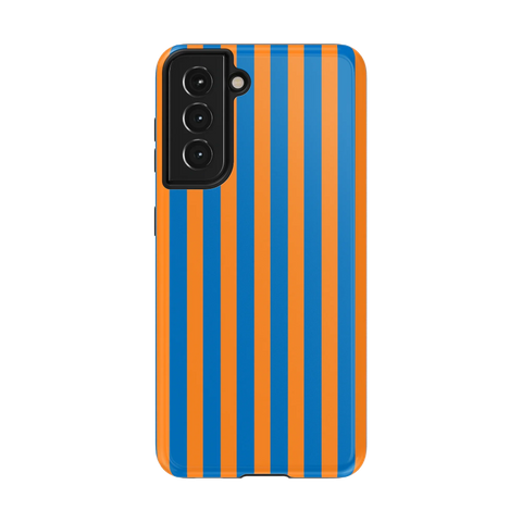 Go New York | Blue & Orange Stripes Case
