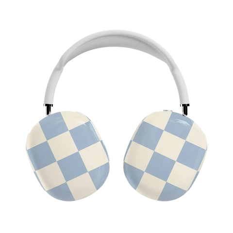 Fit Check | Light Blue Checkerboard AirPods Max Case