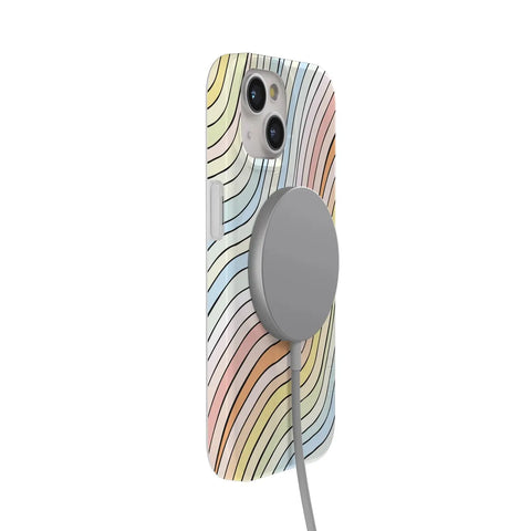 Ride The Wave | Pastel Rainbow Lined Case