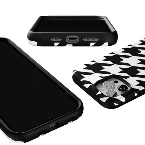 Houndstooth | High Contrast Design Case