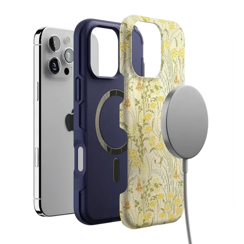 Boho Blooms | Golden Floral Case