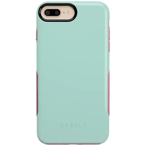 Mint Green on Pink | Ultra-Protective Bold Case