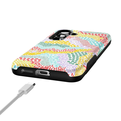 Color Me Happy | Pattern Colorblock Case