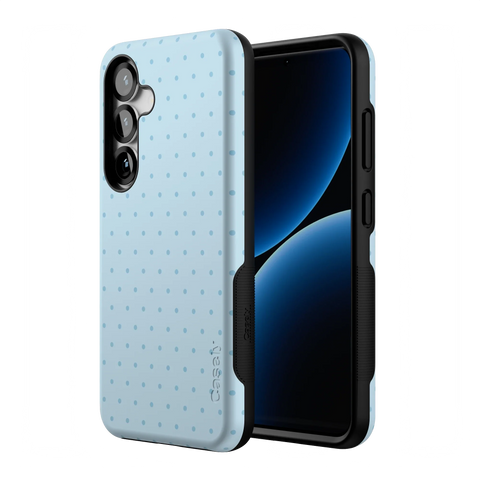 On the Dot | Blue Monochrome Polka Dot Case