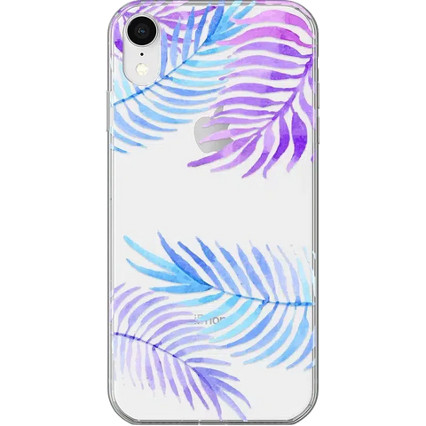 Tropical Blues | Palm Leaves Floral case