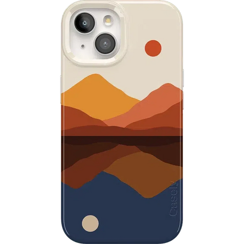 Opposites Attract | Day & Night Colorblock Mountains Case
