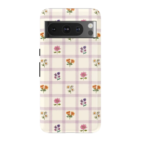 Meadow Check | Floral Gingham Case
