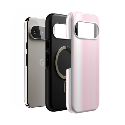 Stripes and the City | Light Pink Pinstripe Case