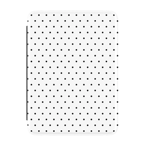 On the Dot | Black Polka Dot Kindle Case