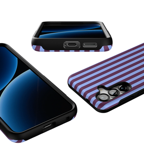 Perfect Stripes | Purple & Blue Stripes Case