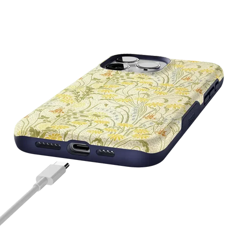 Boho Blooms | Golden Floral Case