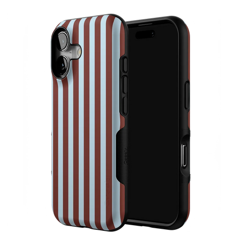 Sunday in Brooklyn | Blue Stripes Case