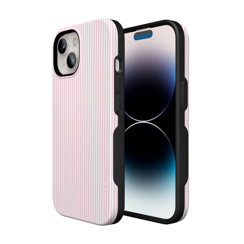 Stripes and the City | Light Pink Pinstripe Case