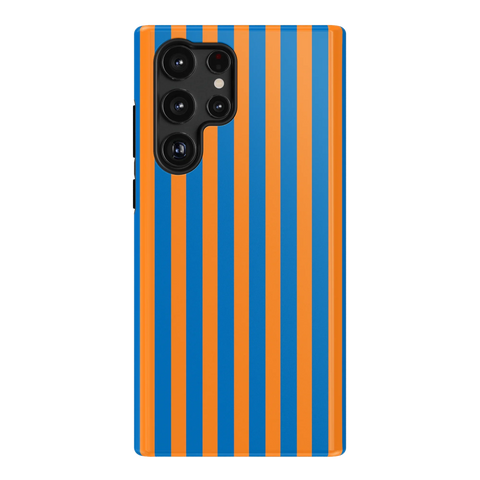 Go New York | Blue & Orange Stripes Case