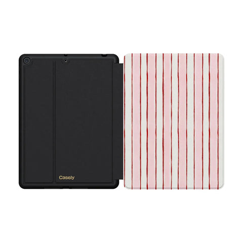 Pretty in Pastel | Blush Stripes iPad Case