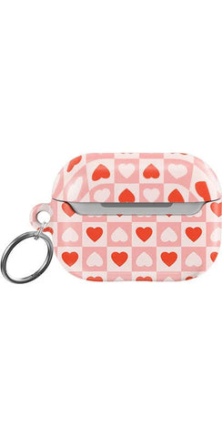 King of My Heart | Checkered Hearts AirPods Case