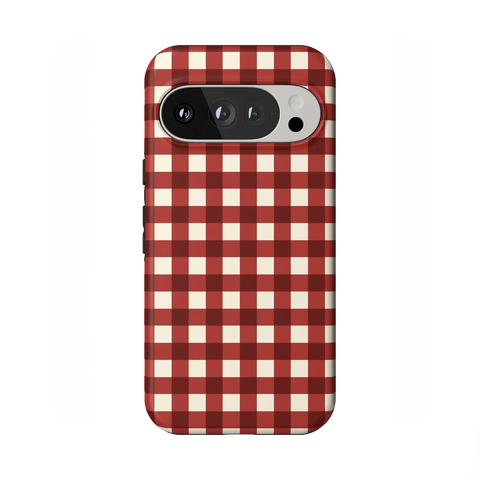 Checked Twice | Red Plaid Case