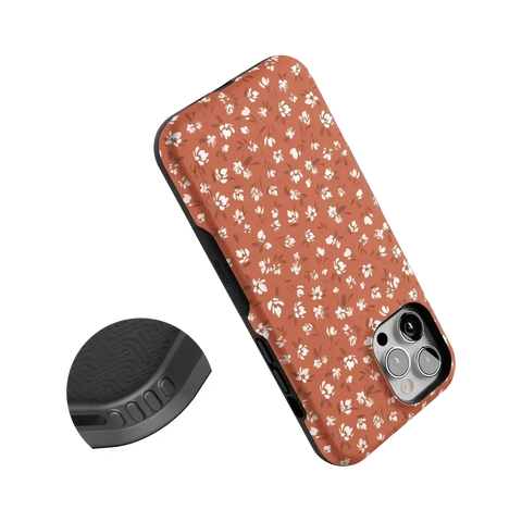 Mocha Meadow | Tiny Flowers Case