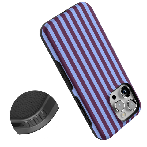 Perfect Stripes | Purple & Blue Stripes Case