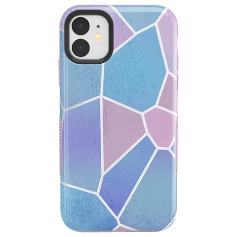 Other Side | Holographic Metallic Stained Glass Marble Case