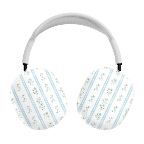 Cottage Stripe | Blue Floral AirPods Max Case