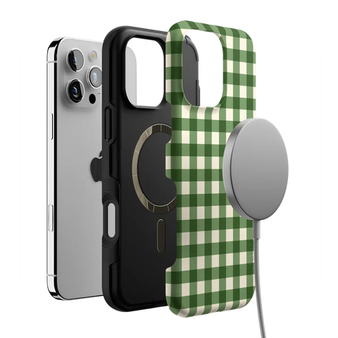 Checked Twice | Green Plaid Case