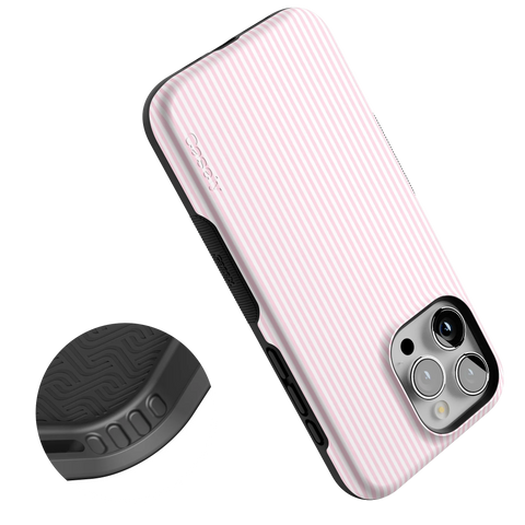 Stripes and the City | Light Pink Pinstripe Case