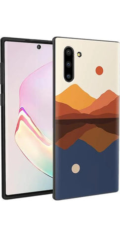 Opposites Attract | Day & Night Colorblock Mountains Samsung Case
