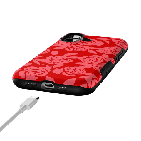 Final Rose | Red & Pink Floral Case