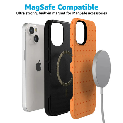 On the Dot | Orange Polka Dot Case