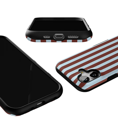 Sunday in Brooklyn | Blue Stripes Case