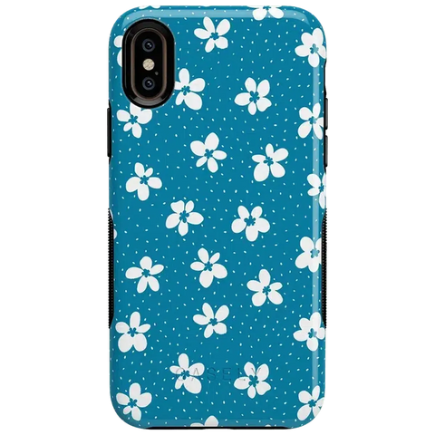 Flower My World | Ocean Blue Floral Case