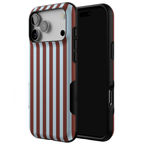 Sunday in Brooklyn | Blue Stripes Case