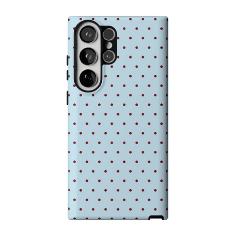 On the Dot | Blue Polka Dot Case